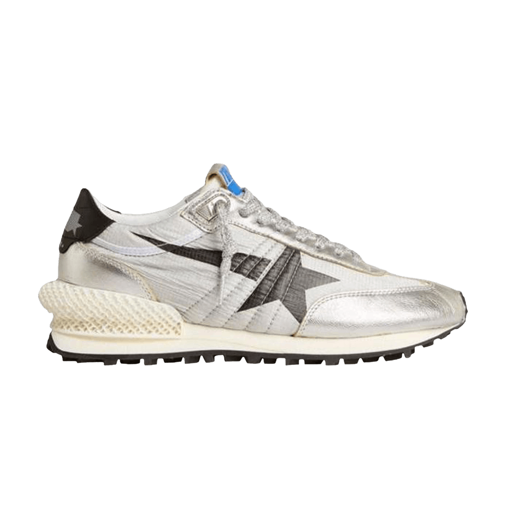 Golden Goose Marathon With Silver Ripstop Silver