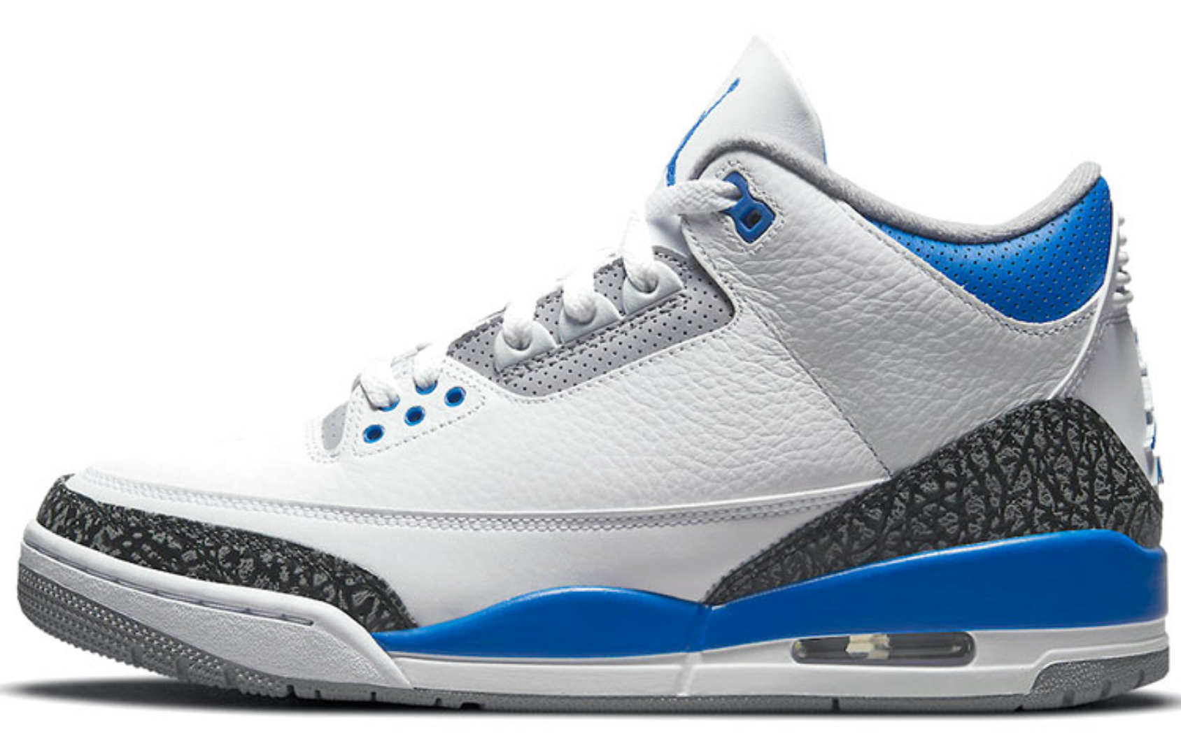 Фото № 1 с приближением к товару «‎Air Jordan 3 "Racer Blue" WhiteBlue»
