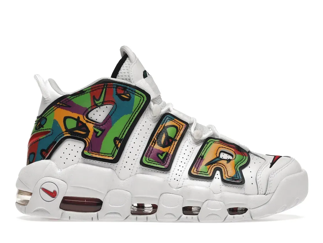Фото № 1 с приближением к товару «‎Nike Air More Uptempo Peace, Love, Swoosh»