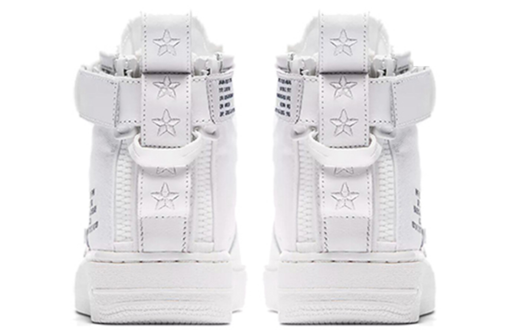 Фото № 3 с приближением к товару «‎Nike SF Air Force One Mid White (GS)»
