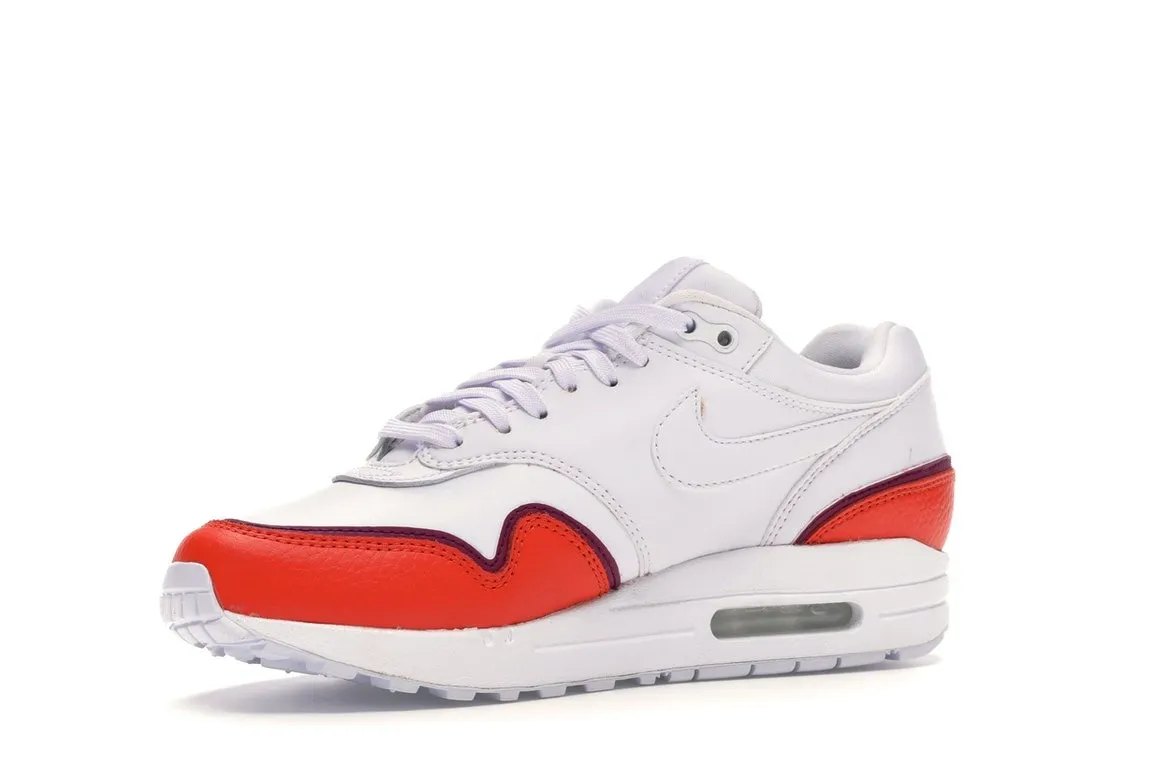 Фото № 2 с приближением к товару «‎Nike Air Max 1 Liner White Red »
