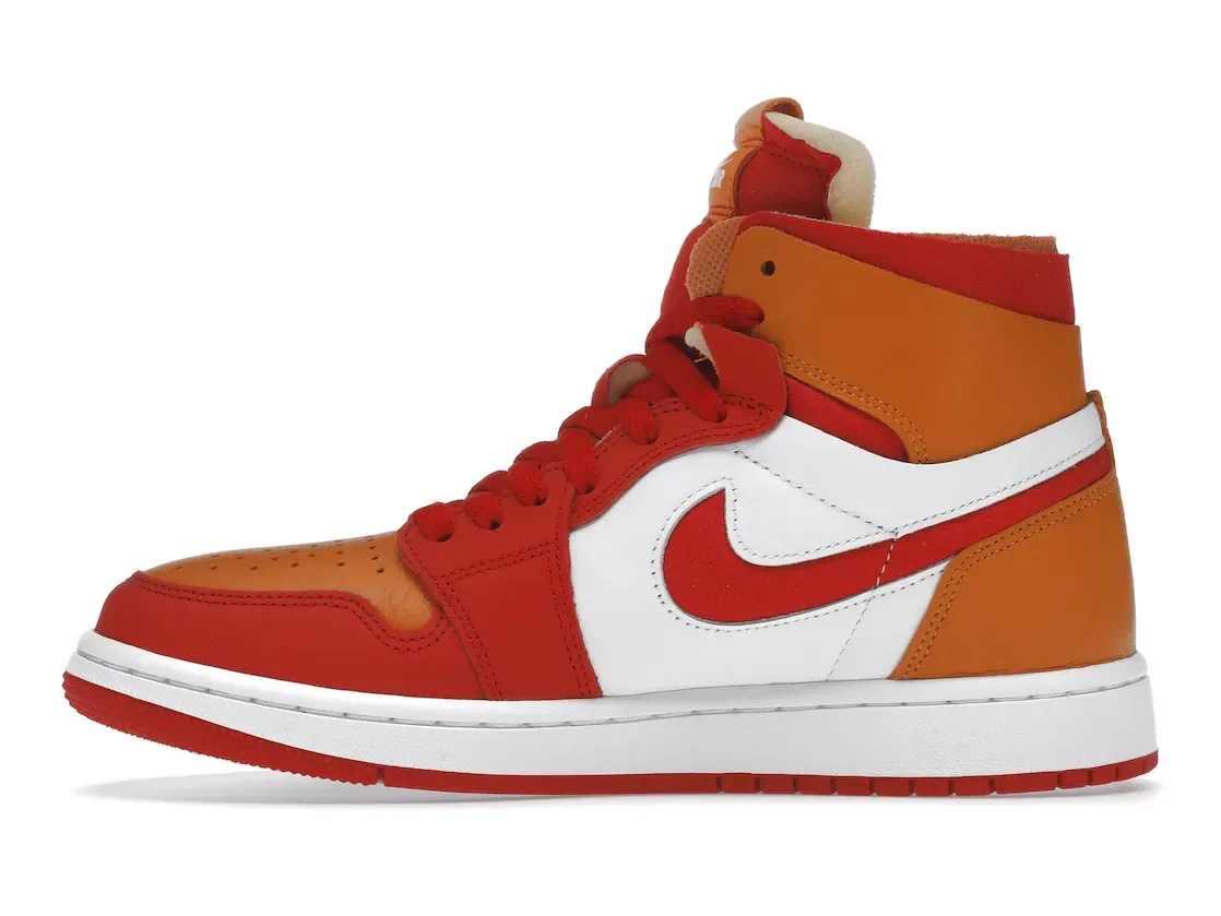 Фото № 3 с приближением к товару «‎Jordan 1 High Zoom Air CMFT Fire Red Hot Curry »