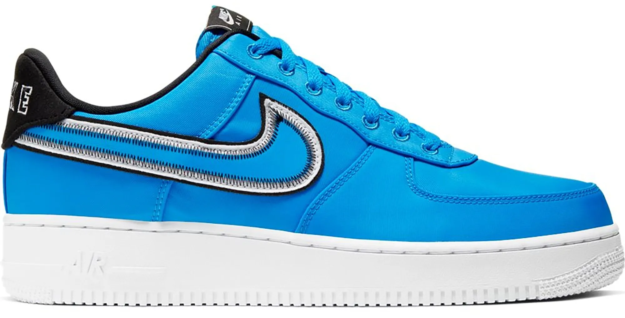 Фото № 1 с приближением к товару «‎Nike Air Force 1 Low Reverse Stitch Photo Blue»
