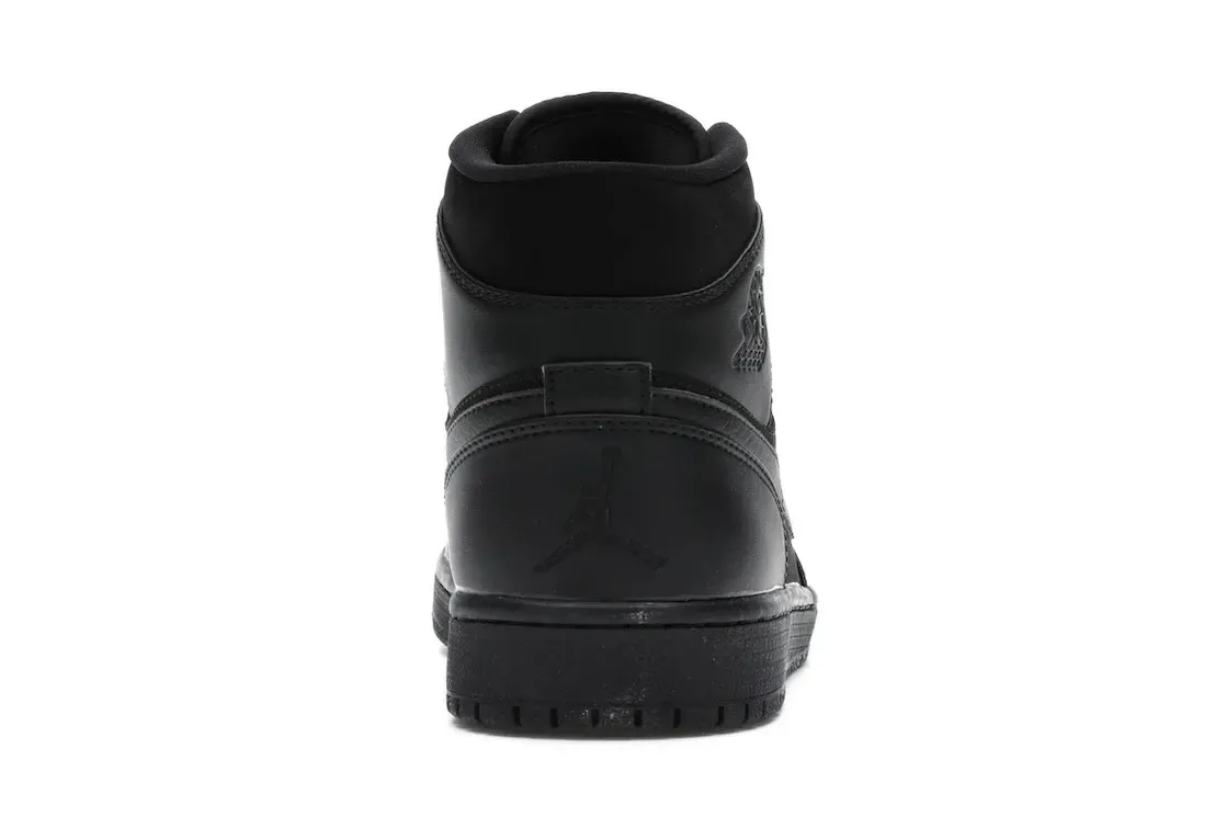 Фото № 4 с приближением к товару «‎Jordan 1 Mid Triple Black (2014)»
