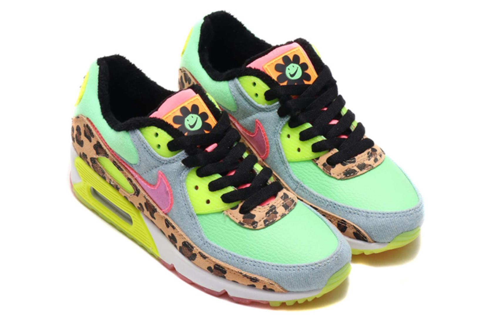 Фото № 2 с приближением к товару «‎Nike Wmns Air Max 90 LX 'Illusion Green'»
