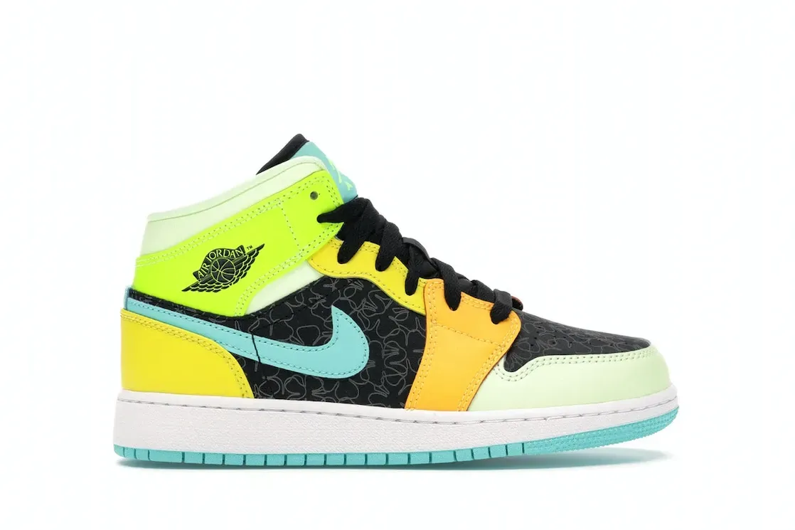 Фото № 1 с приближением к товару «‎Jordan 1 Mid SE Aurora Green »