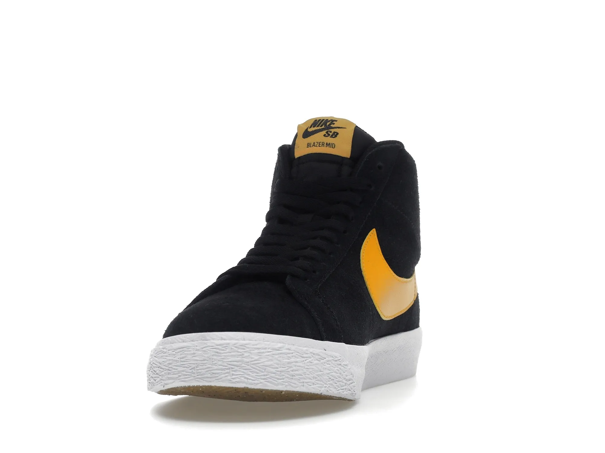 Фото № 4 с приближением к товару «‎Nike SB Zoom Blazer Mid Black University Gold»