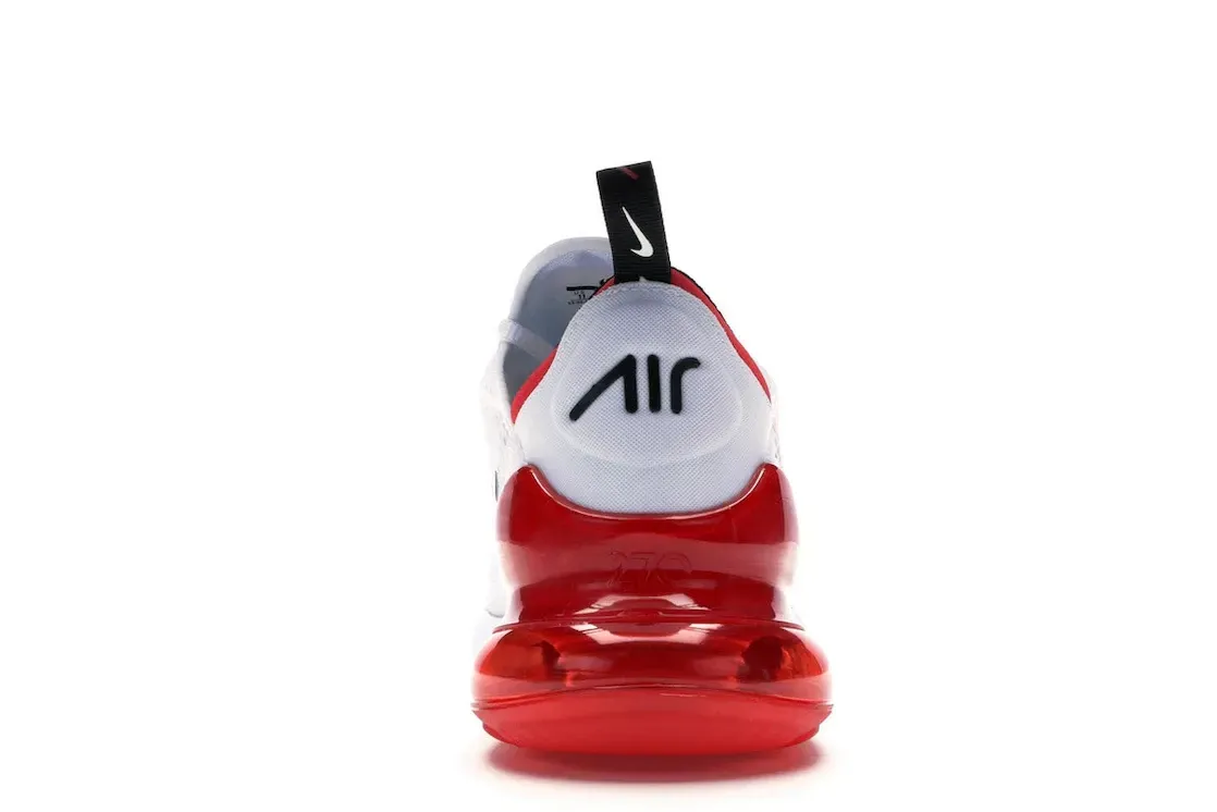 Фото № 4 с приближением к товару «‎Nike Air Max 270 White Black University Red»