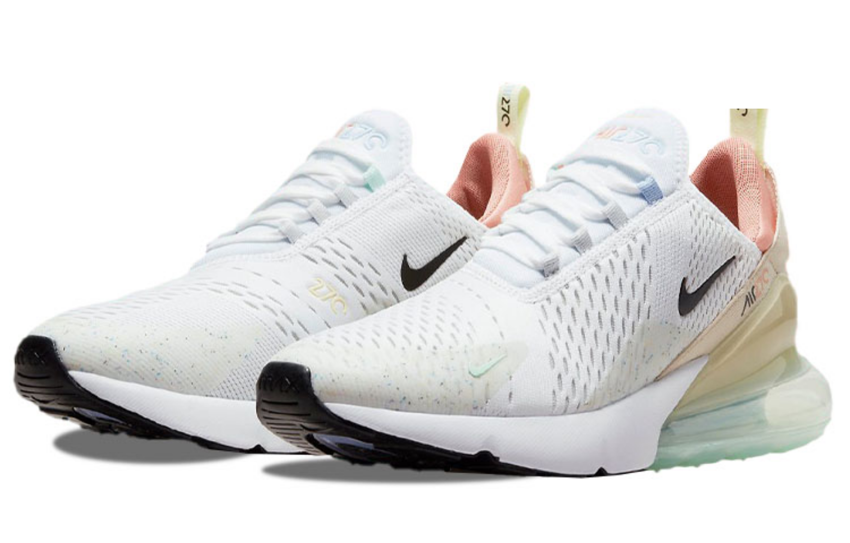 Фото № 3 с приближением к товару «‎Nike Air Max 270 Sneakers WhiteKhaki»
