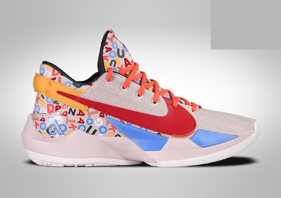 Фото № 1 с приближением к товару «‎Nike Zoom Freak 2 "Alphabet Soup" WhiteBlueRed»