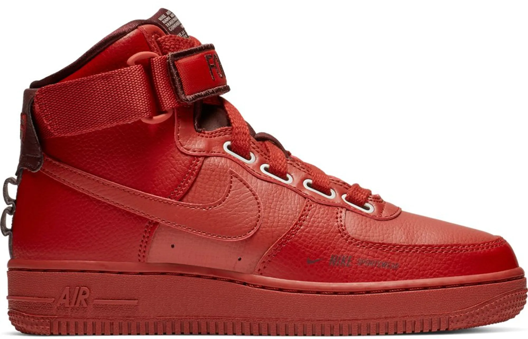 Nike Air Force 1 High Utility Dune Red 