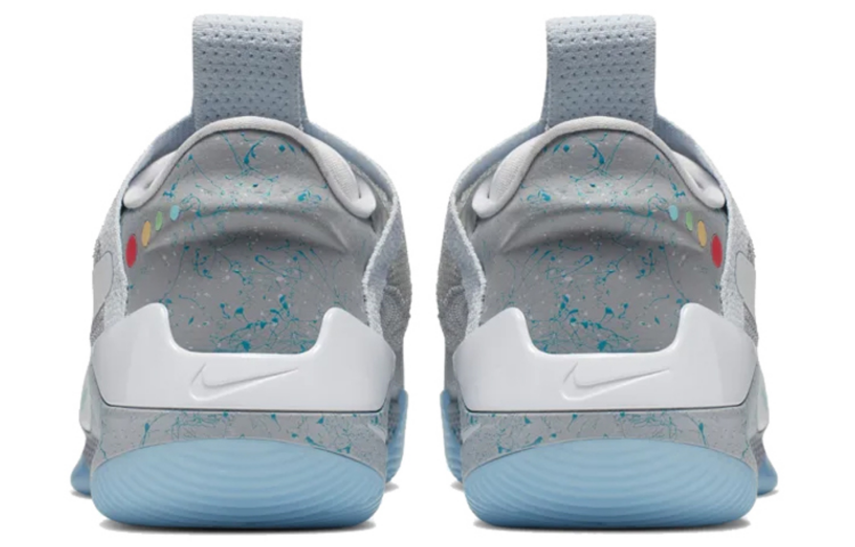 Фото № 3 с приближением к товару «‎Nike Adapt Bb Mag (China) Basketball Shoes Wolf GreyReflect Silver»