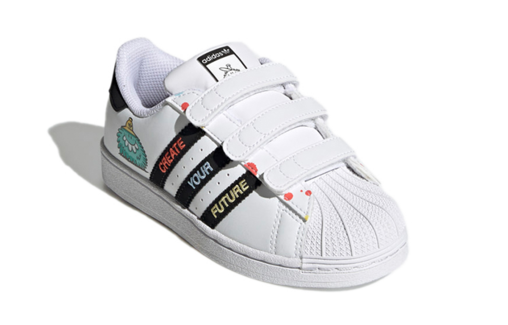 Фото № 3 с приближением к товару «‎(BP)adidas originals Superstar Cf C WhiteBlackBlue»