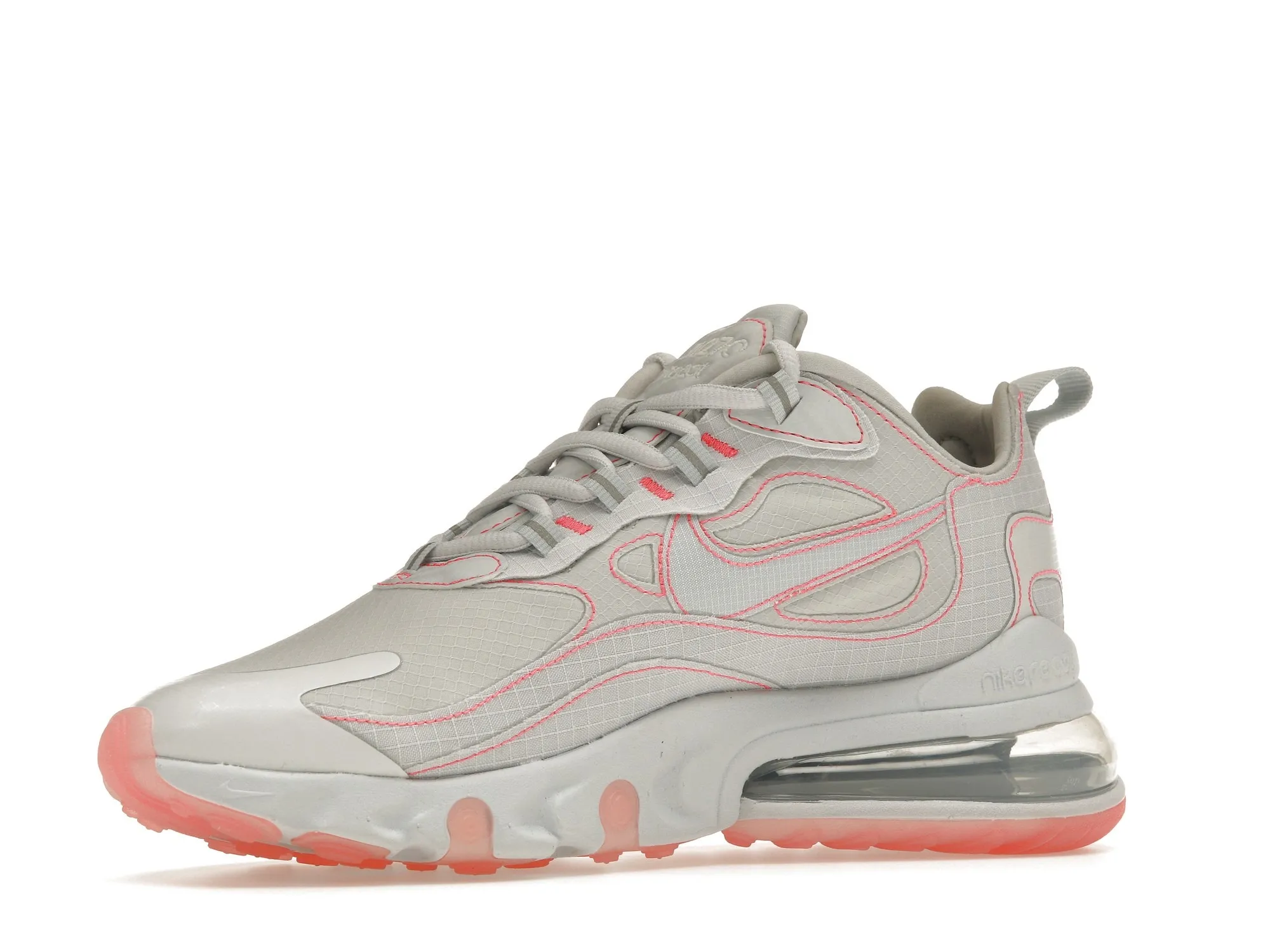 Фото № 4 с приближением к товару «‎Nike Air Max 270 React Stitch White Flash Crimson»