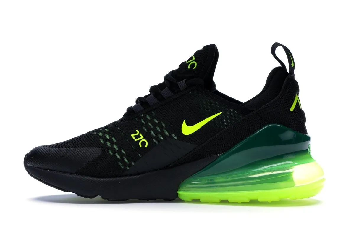 Фото № 3 с приближением к товару «‎Nike Air Max 270 Black Volt Oil Grey»