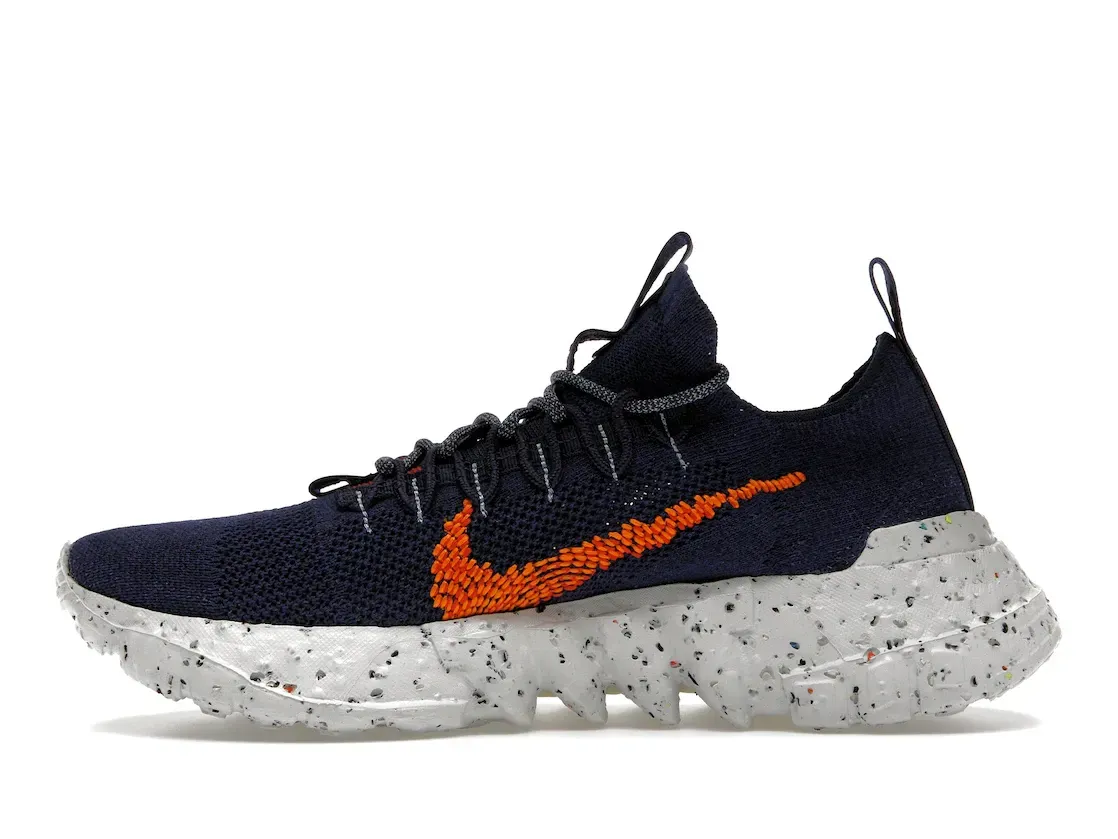 Фото № 3 с приближением к товару «‎Nike Space Hippie 01 Navy Orange»
