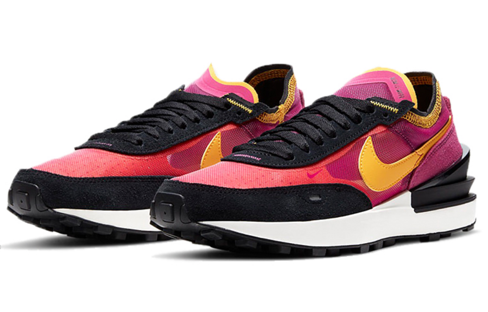 Фото № 3 с приближением к товару «‎Nike Waffle One "Active Fuchsia" For Women BlackPurpleGold»