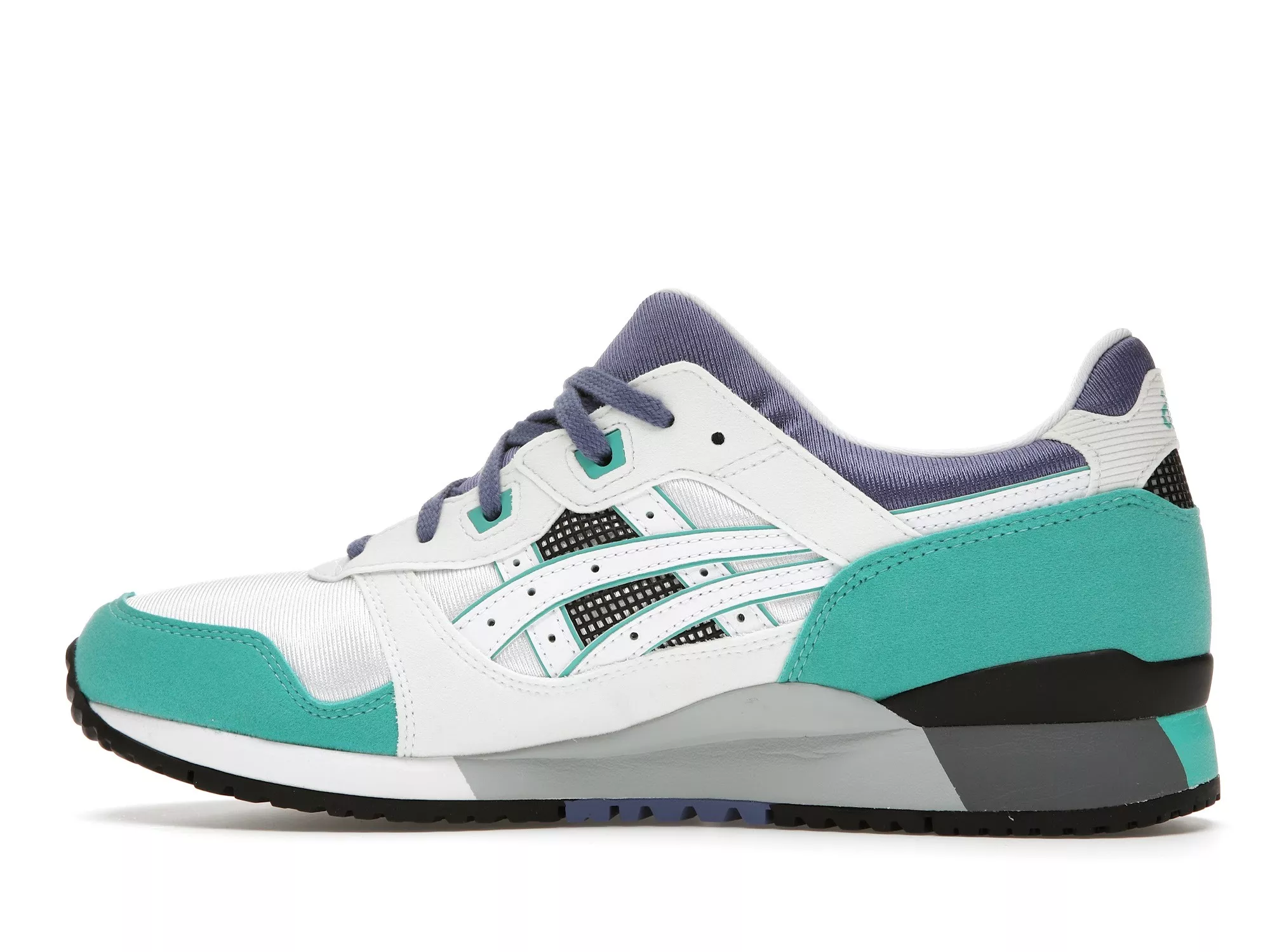 Фото № 3 с приближением к товару «‎ASICS Gel-Lyte III White Teal Blue»