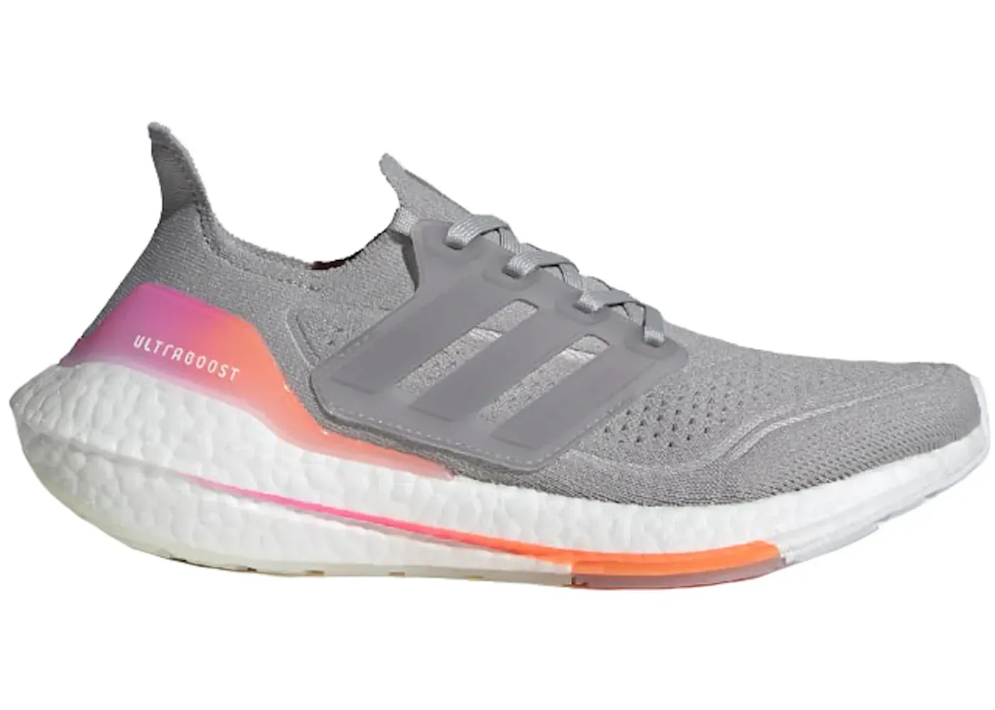 Фото № 1 с приближением к товару «‎adidas Ultra Boost 21 Grey Screaming Orange »