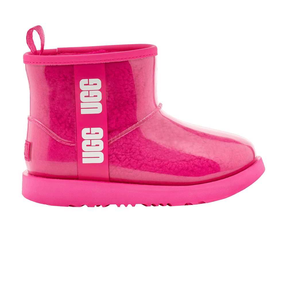 UGG Classic Clear Mini II Boot Kids Rock Rose