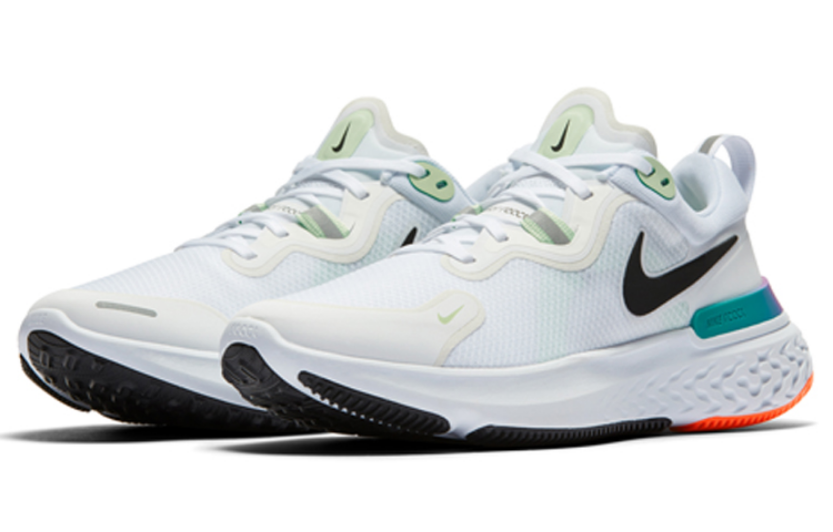 Фото № 3 с приближением к товару «‎Nike React Miler Women WhiteGreen»