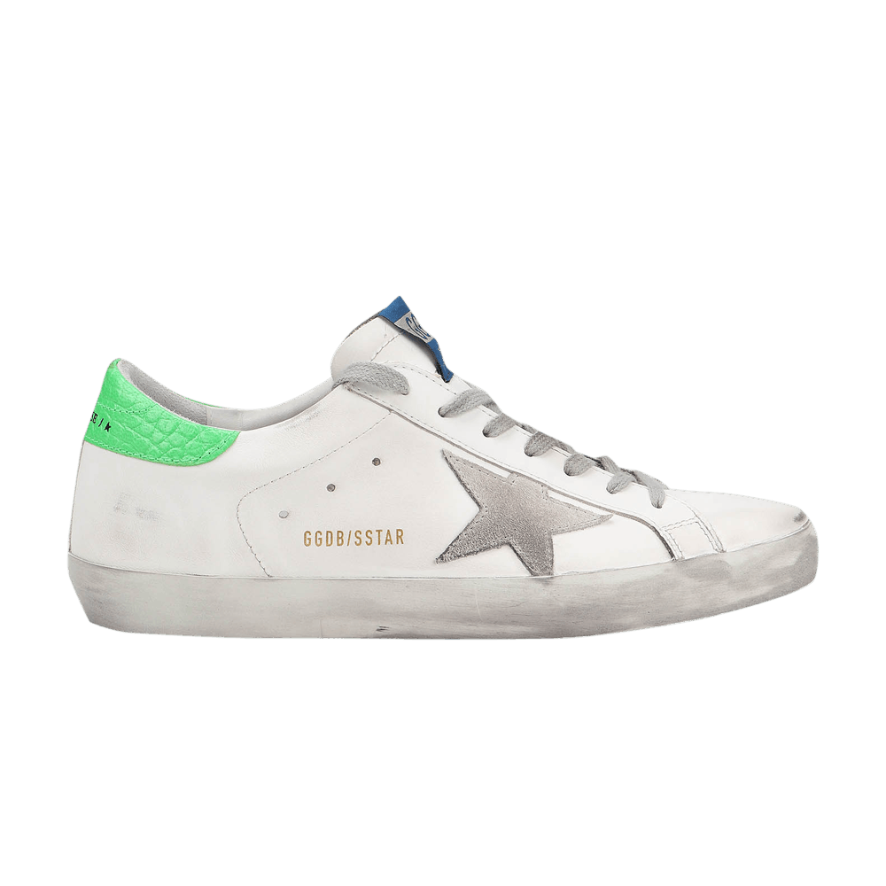 Golden Goose Superstar White Green
