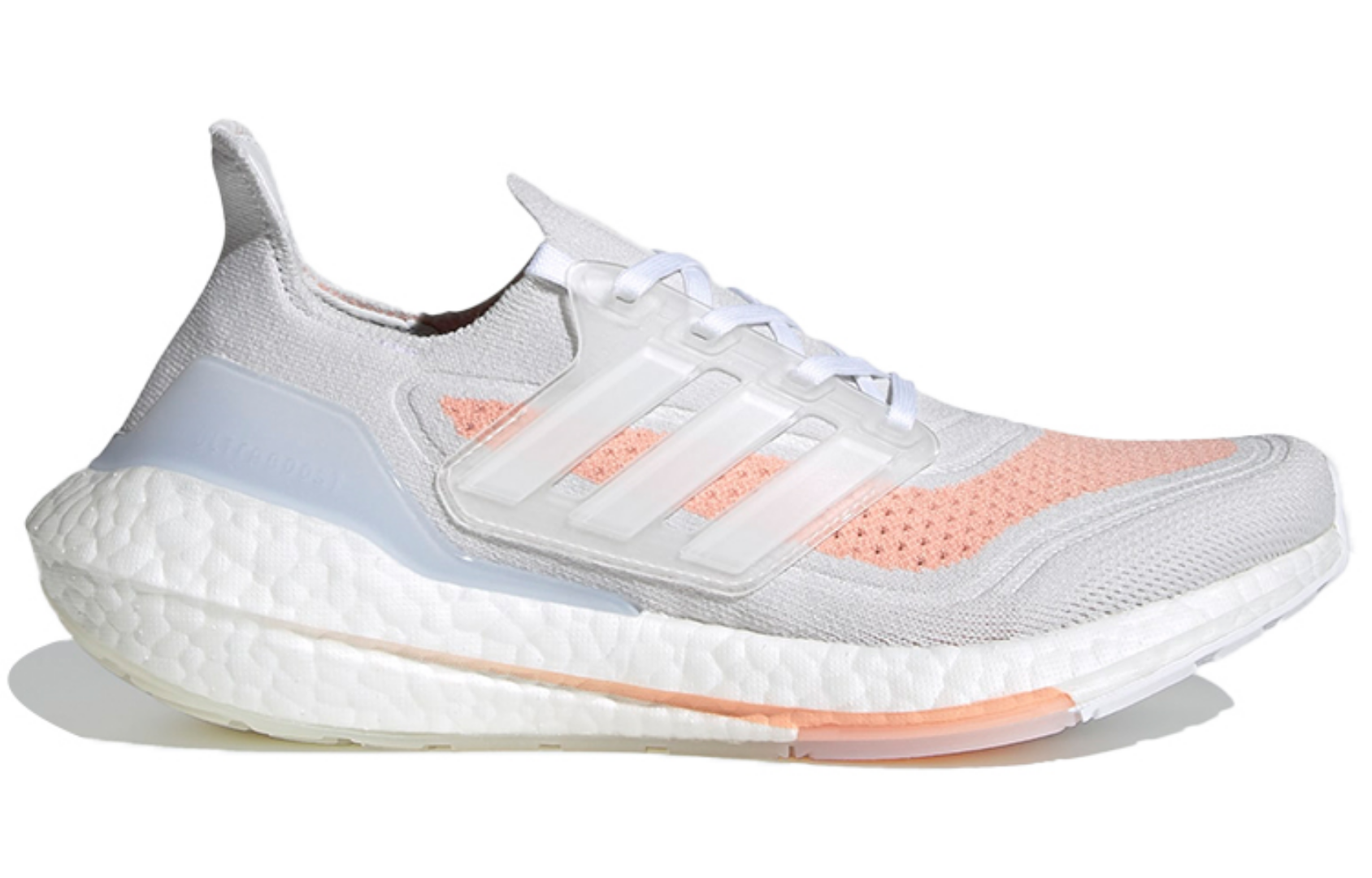 Фото № 2 с приближением к товару «‎adidas WMNS Ultra Boost 21 GreyPink»