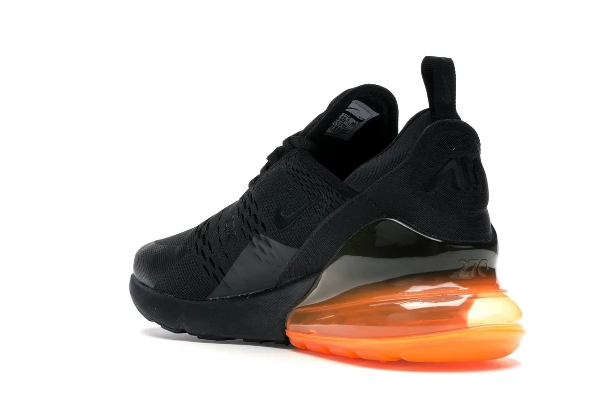 Фото № 6 с приближением к товару «‎Nike Air Max 270 Black Total Orange»