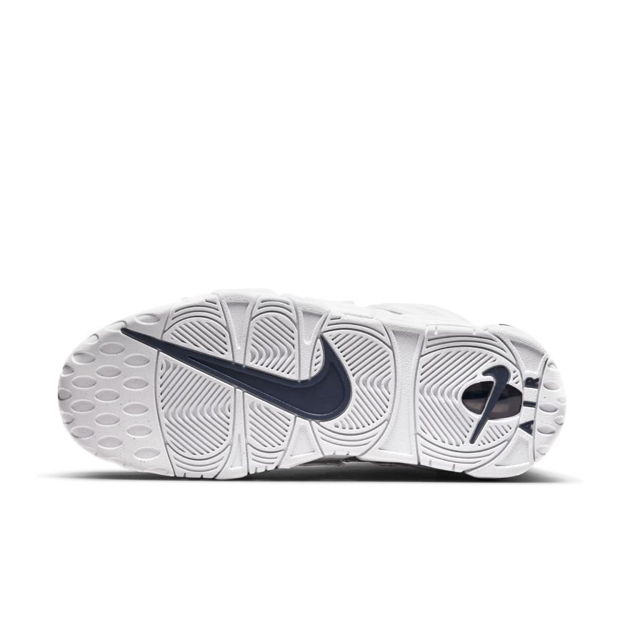 Фото № 5 с приближением к товару «‎Nike Air More Uptempo Vintage Basketball shoes WhiteMidnight Navy»