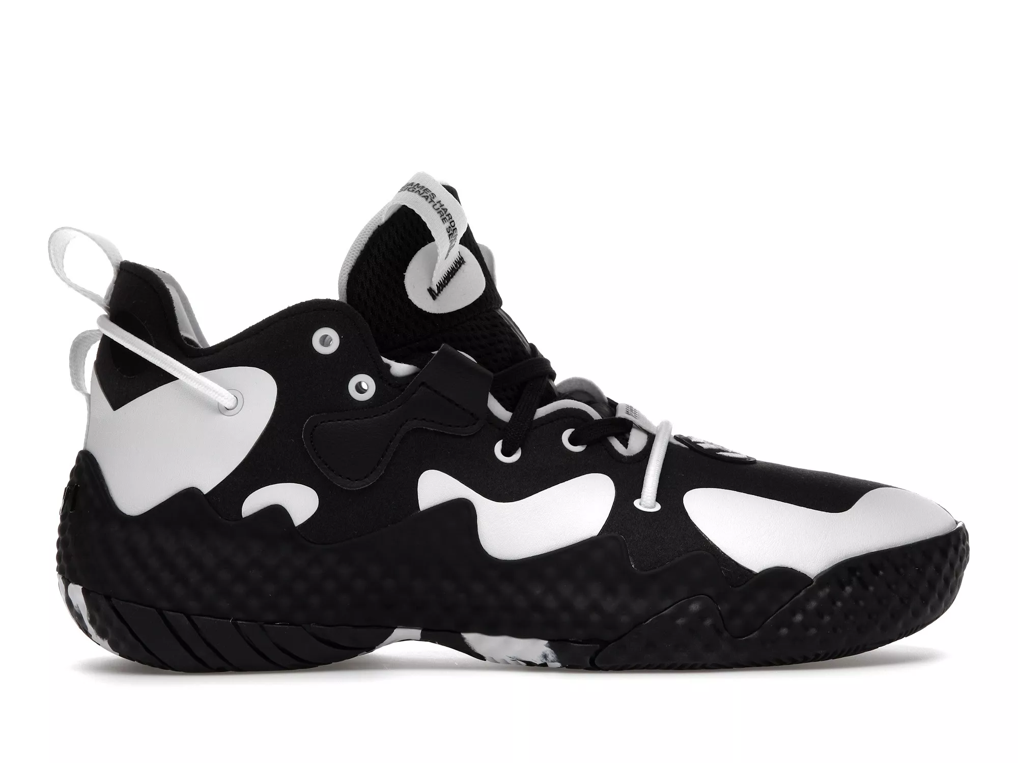 Фото № 1 с приближением к товару «‎adidas Harden Vol. 6 Black White»