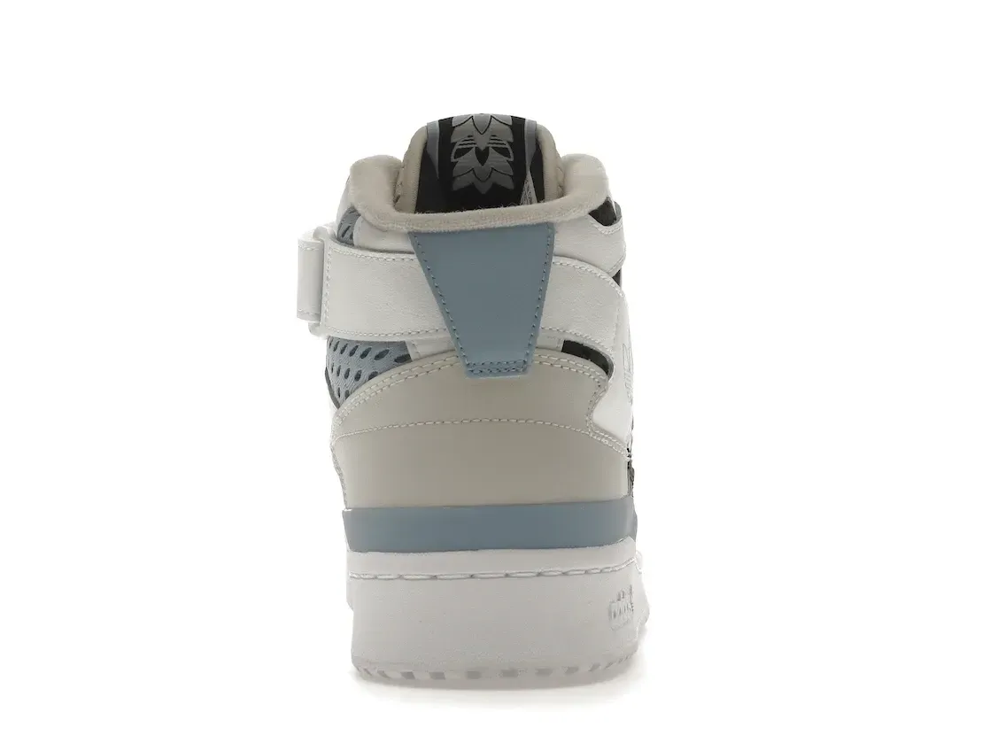 Фото № 4 с приближением к товару «‎adidas Forum Mid White Ambient Sky»