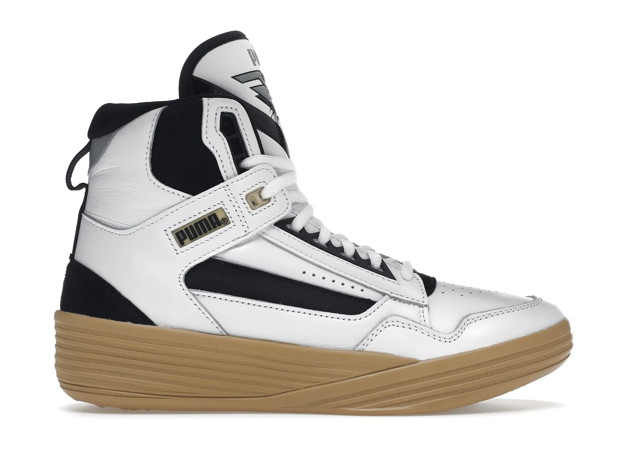 Фото № 1 с приближением к товару «‎Puma Clyde All-Pro Kuzma Mid Rhude White Black»
