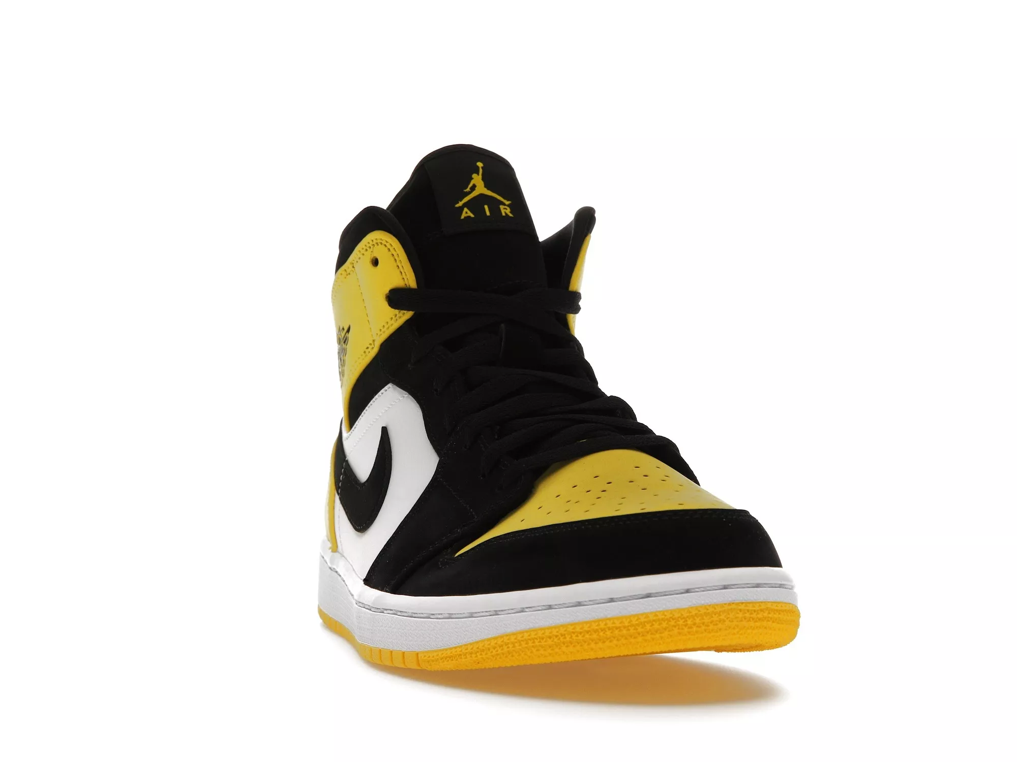 Фото № 4 с приближением к товару «‎Jordan 1 Mid Yellow Toe Black»
