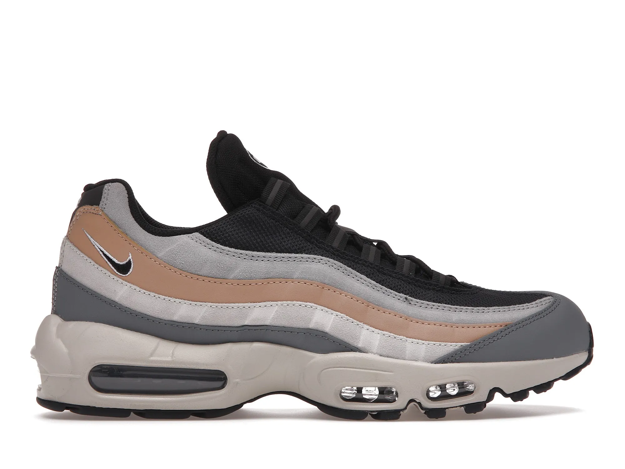 Фото № 1 с приближением к товару «‎Nike Air Max 95 Black Beige Grey»