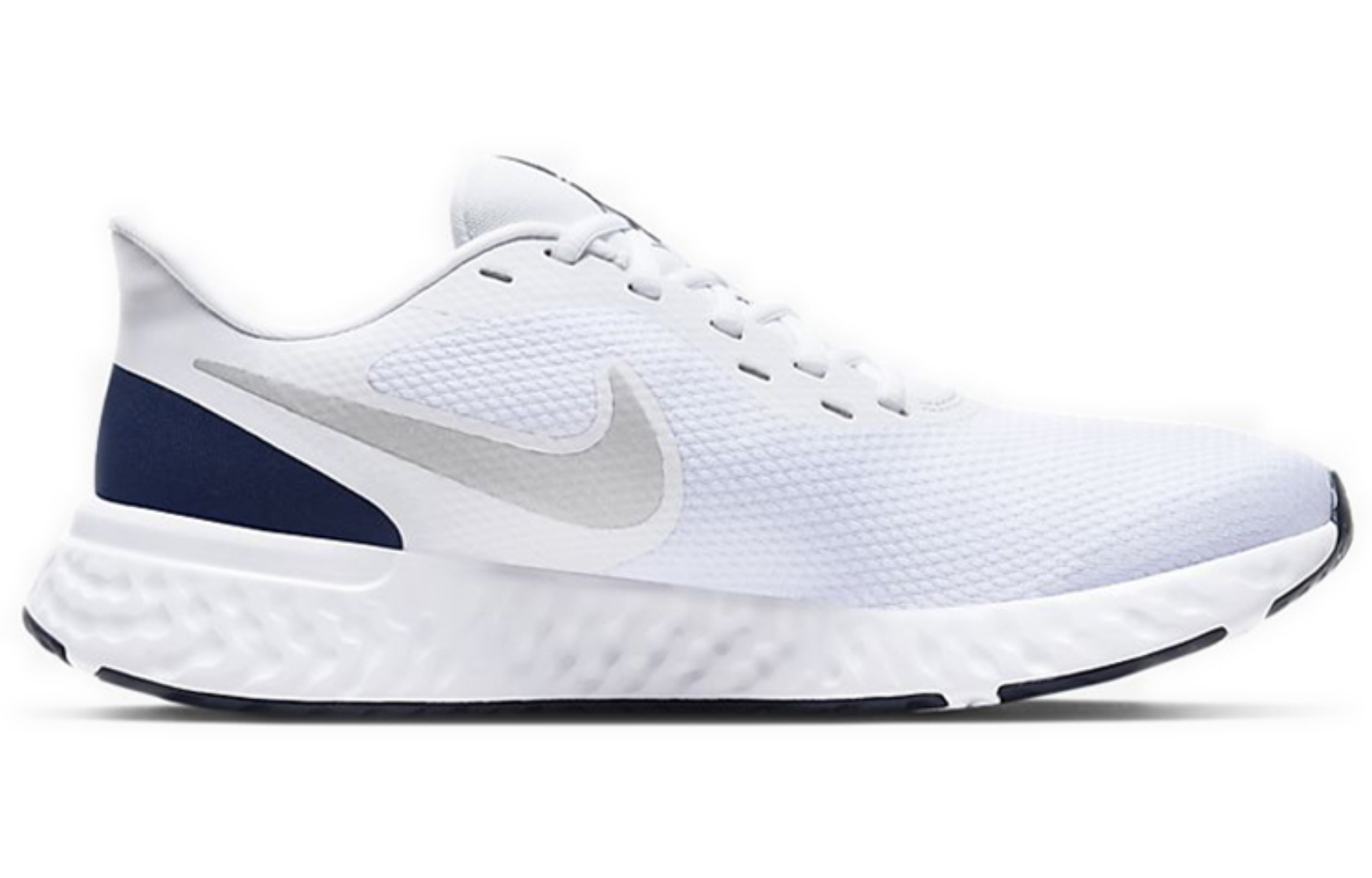 Фото № 2 с приближением к товару «‎ Nike REVOLUTION 5 Running shoes WhiteSilver»