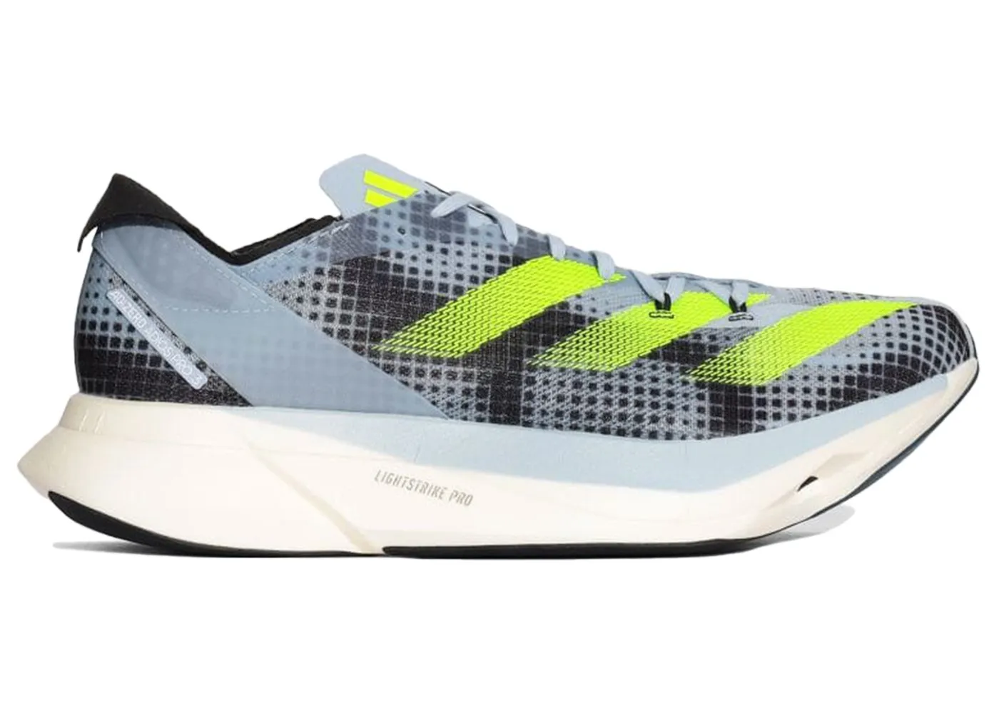 Фото № 1 с приближением к товару «‎adidas Adios Pro 3 Wonder Blue Lucid Lemon»