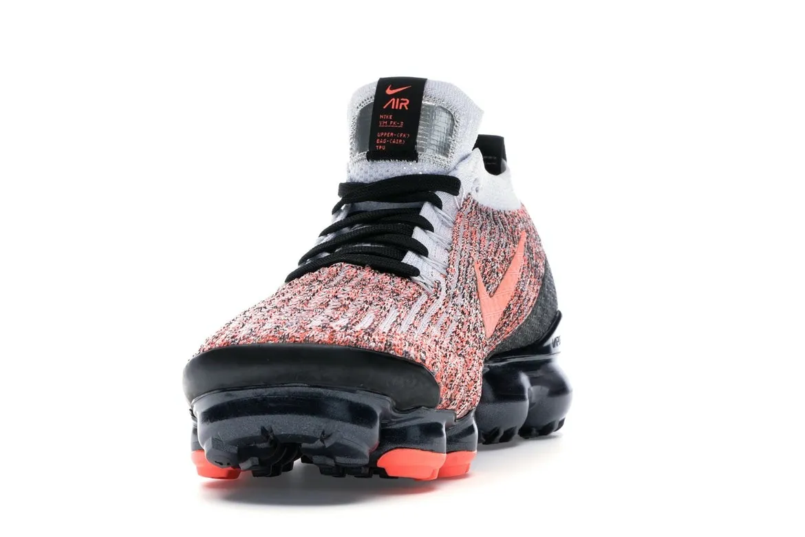 Фото № 2 с приближением к товару «‎Nike Air VaporMax Flyknit 3 Bright Mango Pure Platinum»