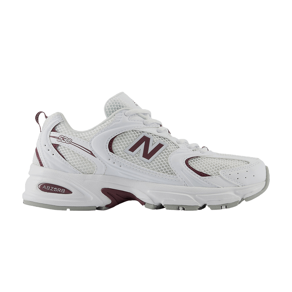 New Balance 530 White Dark Ice Wine