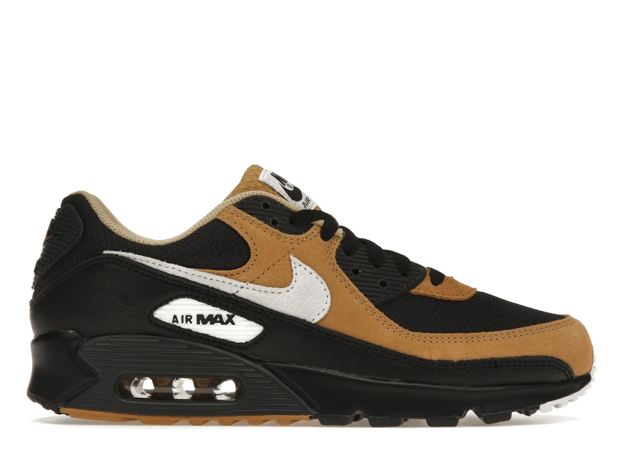 Фото № 1 с приближением к товару «‎Nike Air Max 90 Black Elemental Gold»