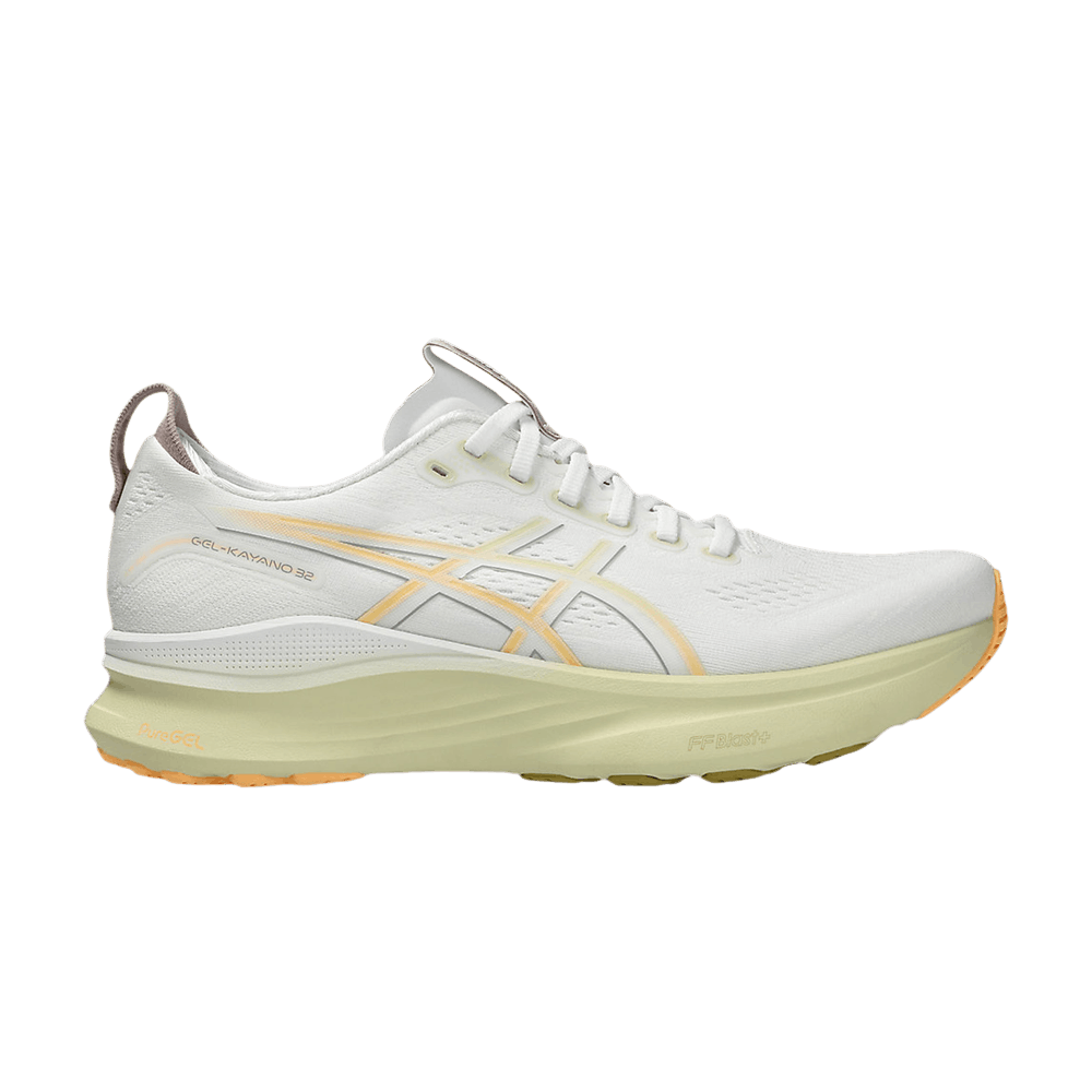 ASICS Gel Kayano 32 Extra Wide White Orange Glow