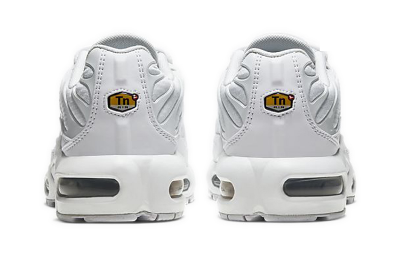 Фото № 4 с приближением к товару «‎Nike Air Max Plus GS 'White Metallic Silver'»