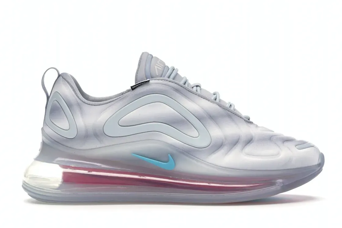 Фото № 1 с приближением к товару «‎Nike Air Max 720 Wolf Grey Red Orbit Teal Nebula »