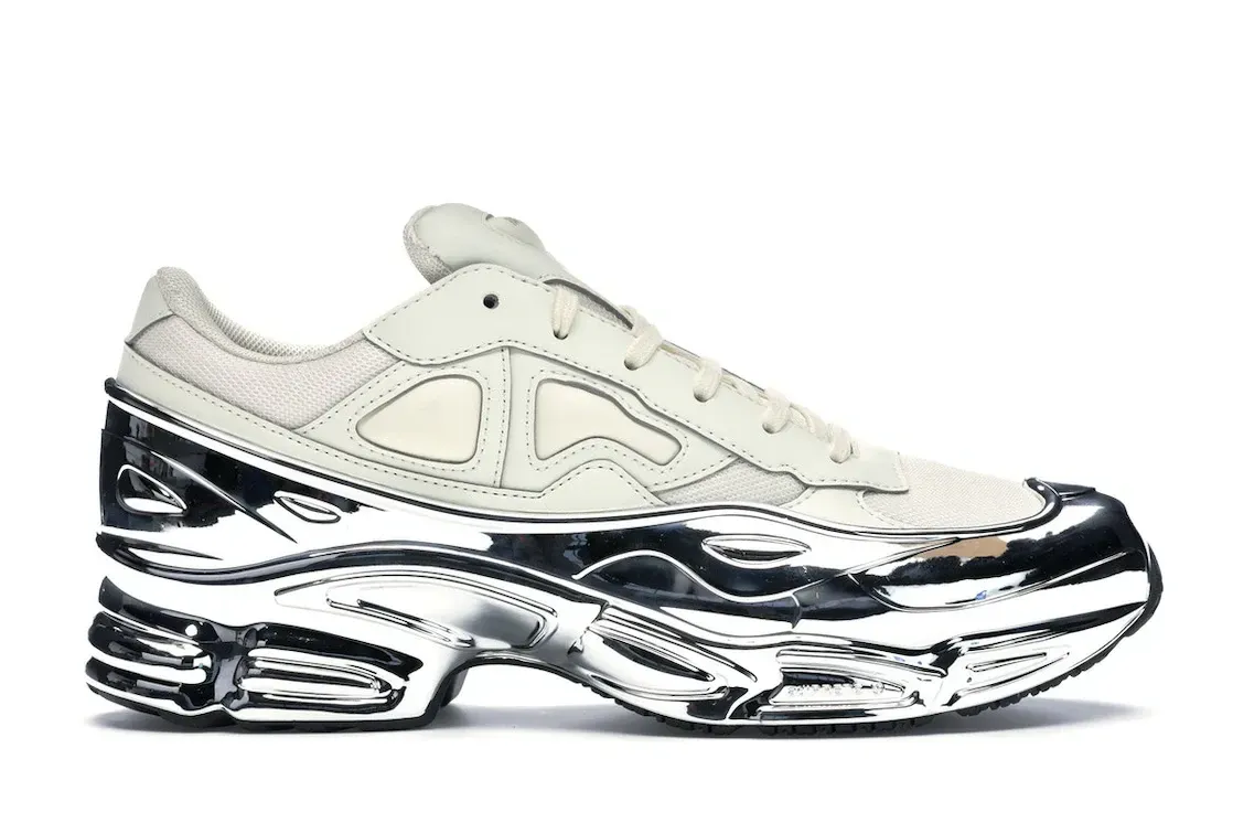 Фото № 1 с приближением к товару «‎adidas Ozweego Raf Simons Cream White Silver Metallic»