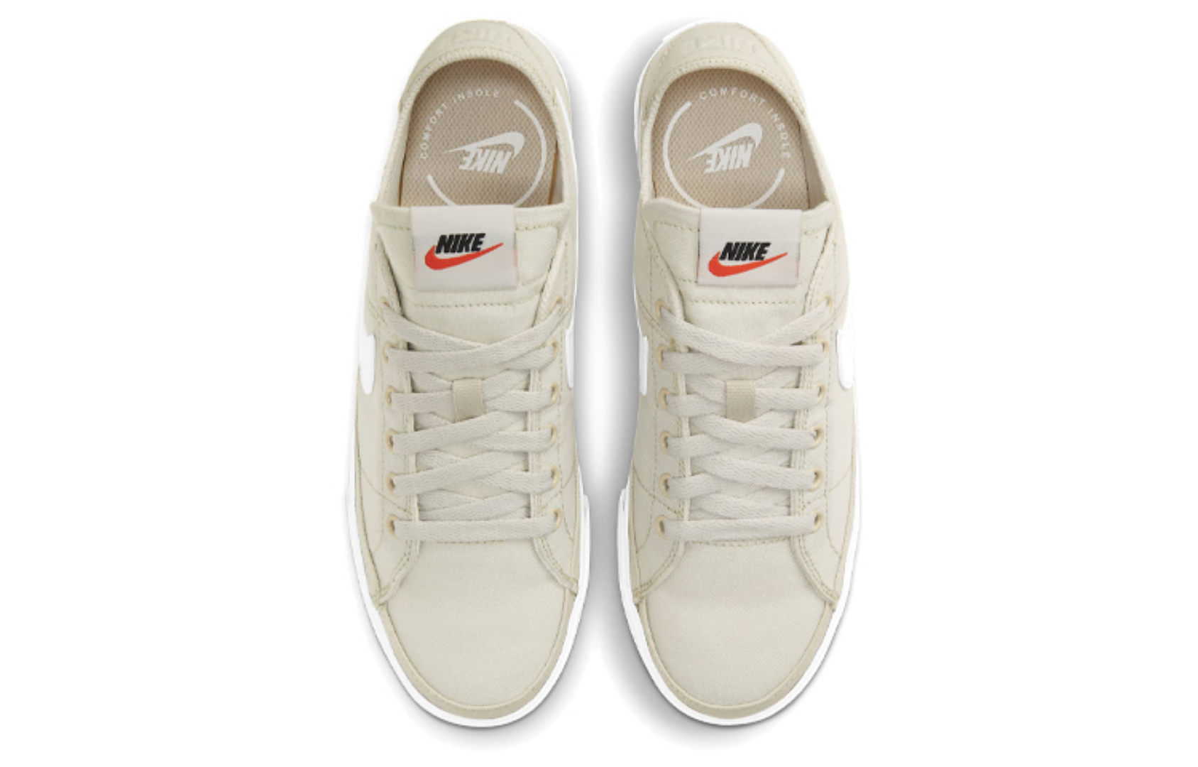 Фото № 4 с приближением к товару «‎Nike Court Legacy Canvas shoes Light Bone»