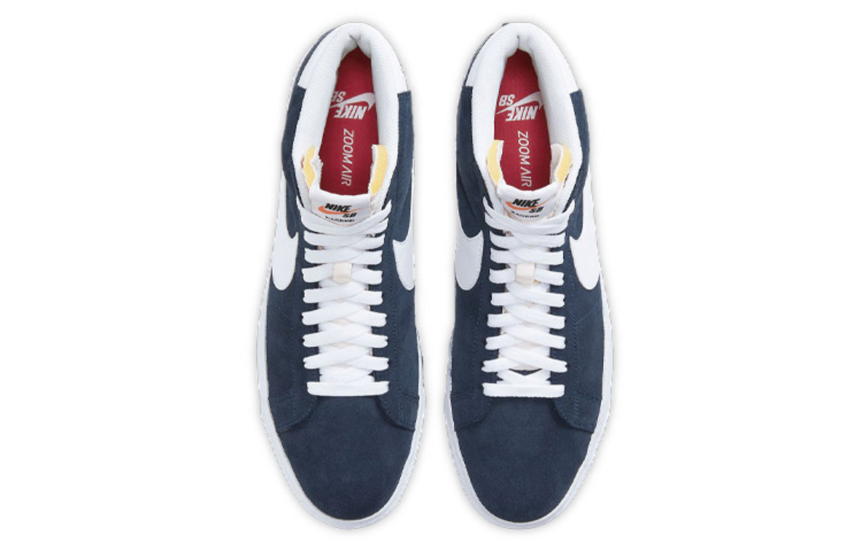Фото № 4 с приближением к товару «‎Nike Sb Zoom Blazer Mid Skate Shoes Blue»