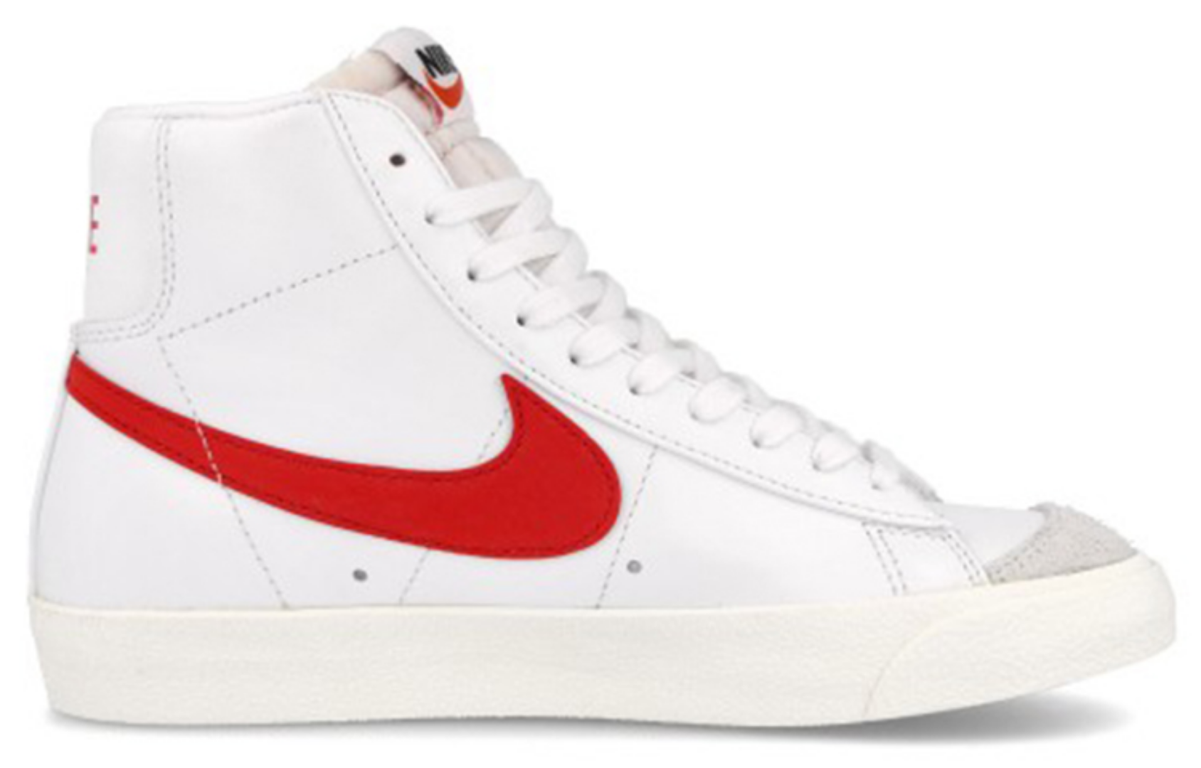 Фото № 2 с приближением к товару «‎Nike Blazer Mid 77 Habanero Red WhiteHabanero RedSail»
