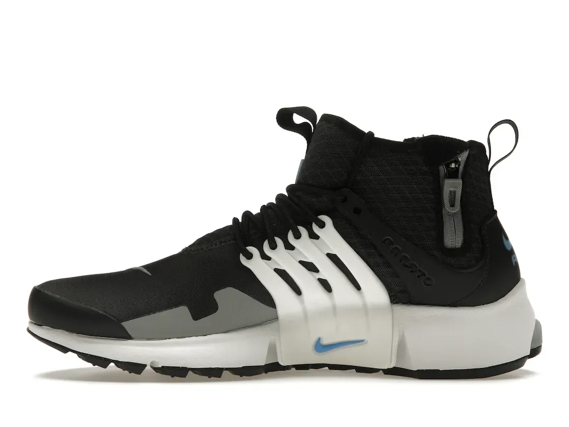 Фото № 3 с приближением к товару «‎Nike Air Presto Mid Utility Antracite Summit White Particle Grey University Blue»