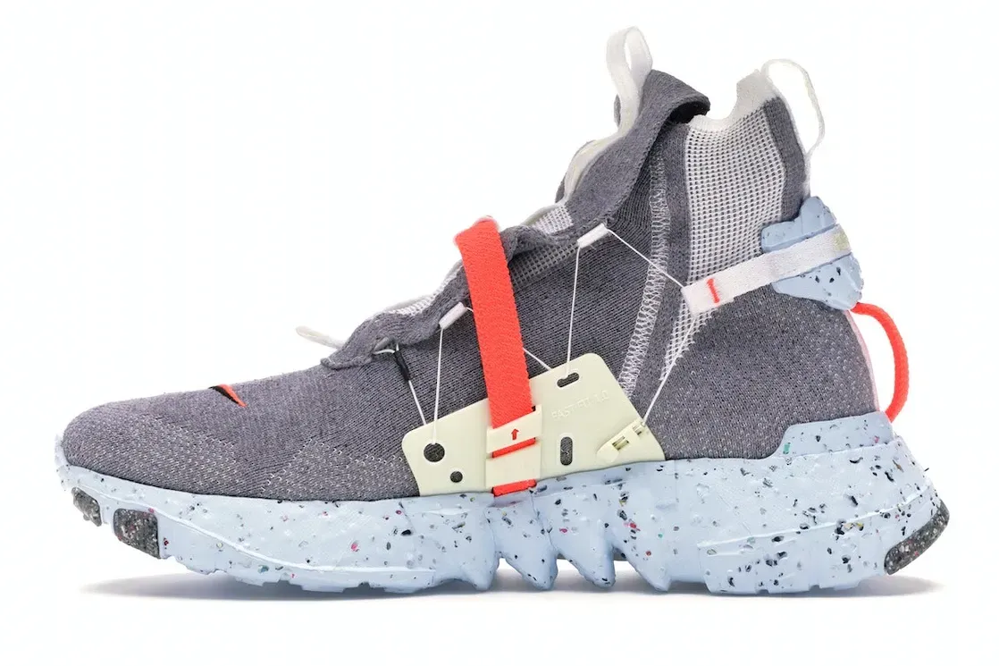 Фото № 3 с приближением к товару «‎Nike Space Hippie 03 Vast Grey Hyper Crimson»