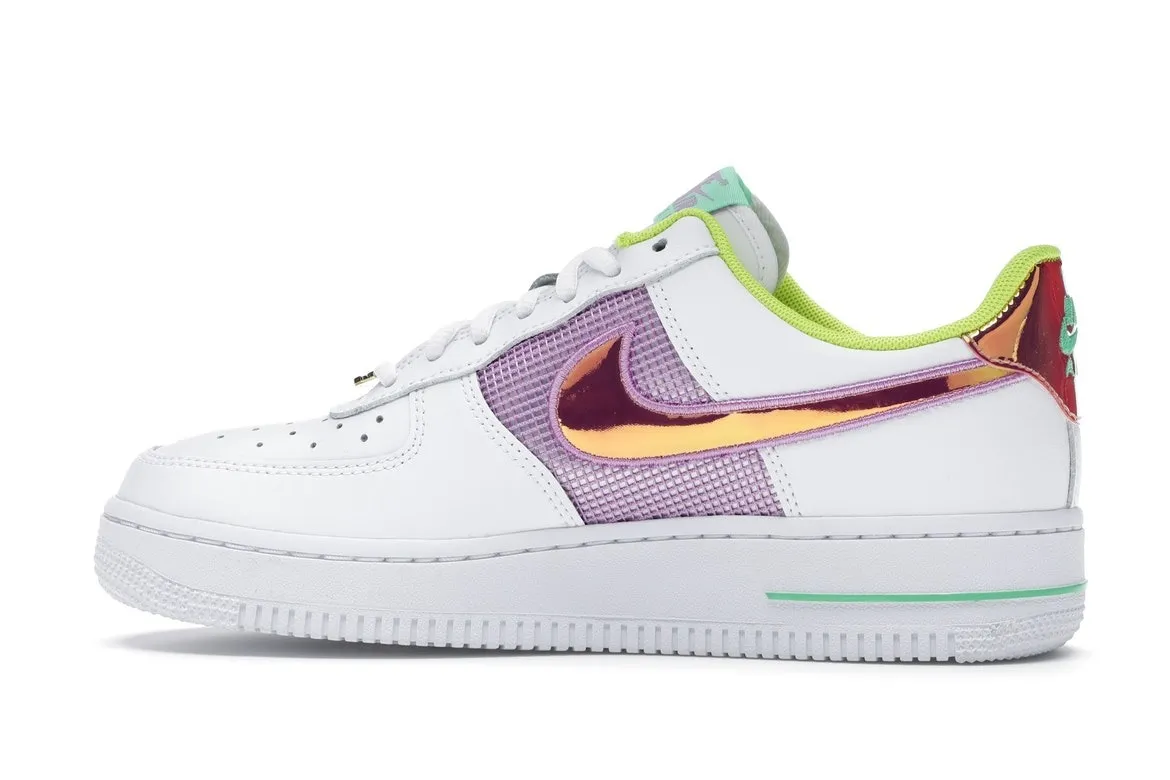 Фото № 5 с приближением к товару «‎Nike Air Force 1 Low White Multi Pastel »