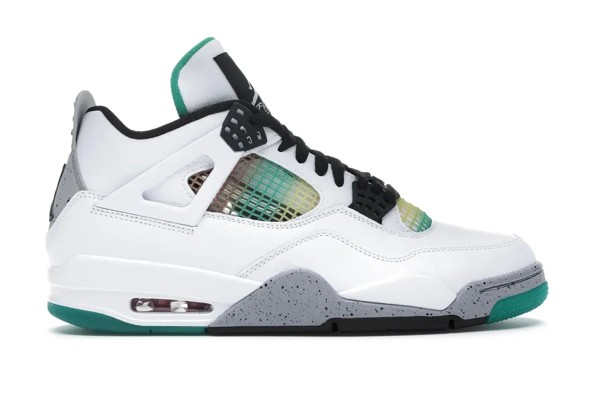 Фото № 1 с приближением к товару «‎Jordan 4 Retro Lucid Green Rasta »